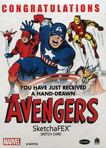 Marvel Avengers Silver Age Sketch Card by Erwin Ropa of Iron Man